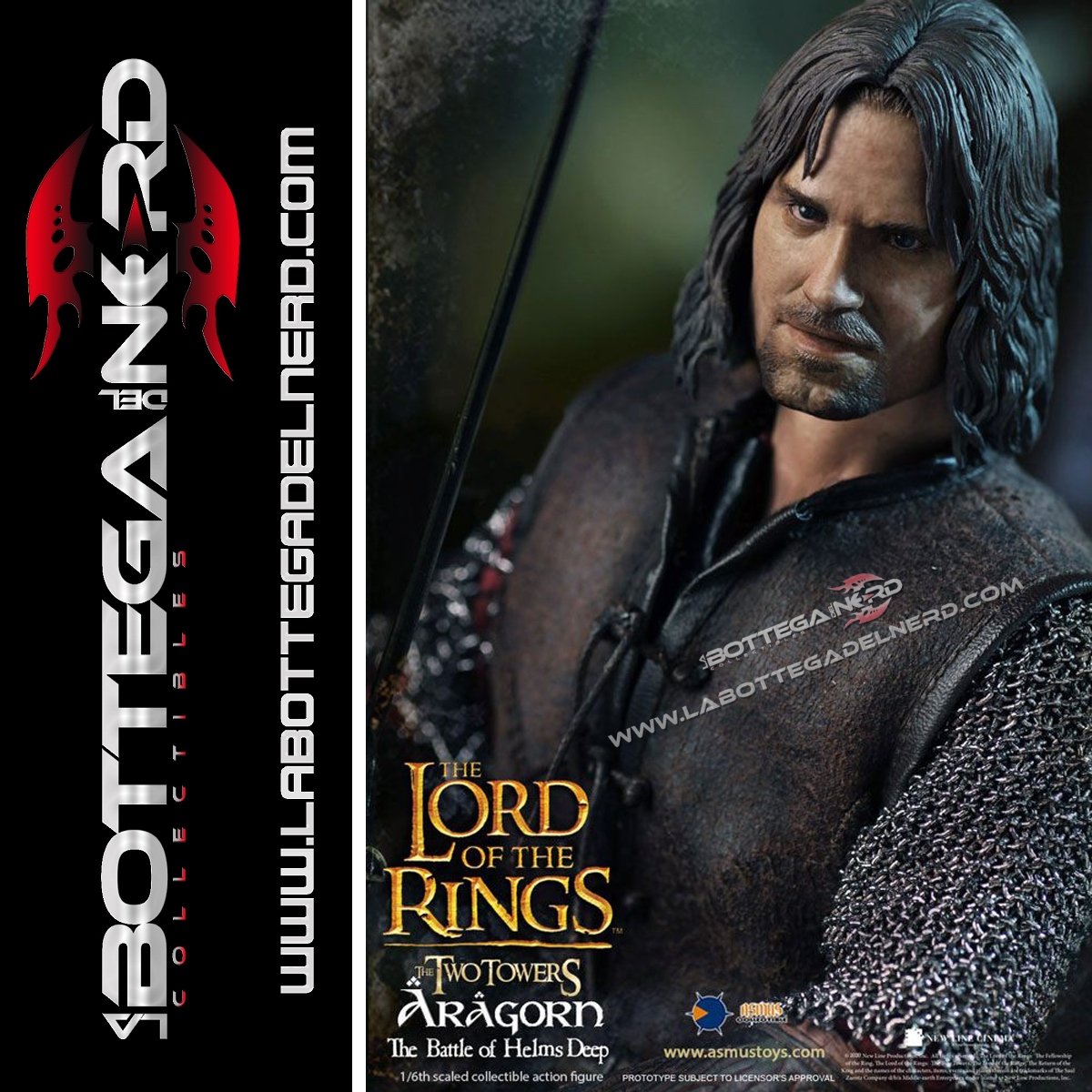 ARAGORN 22 aragorn asmus action figures