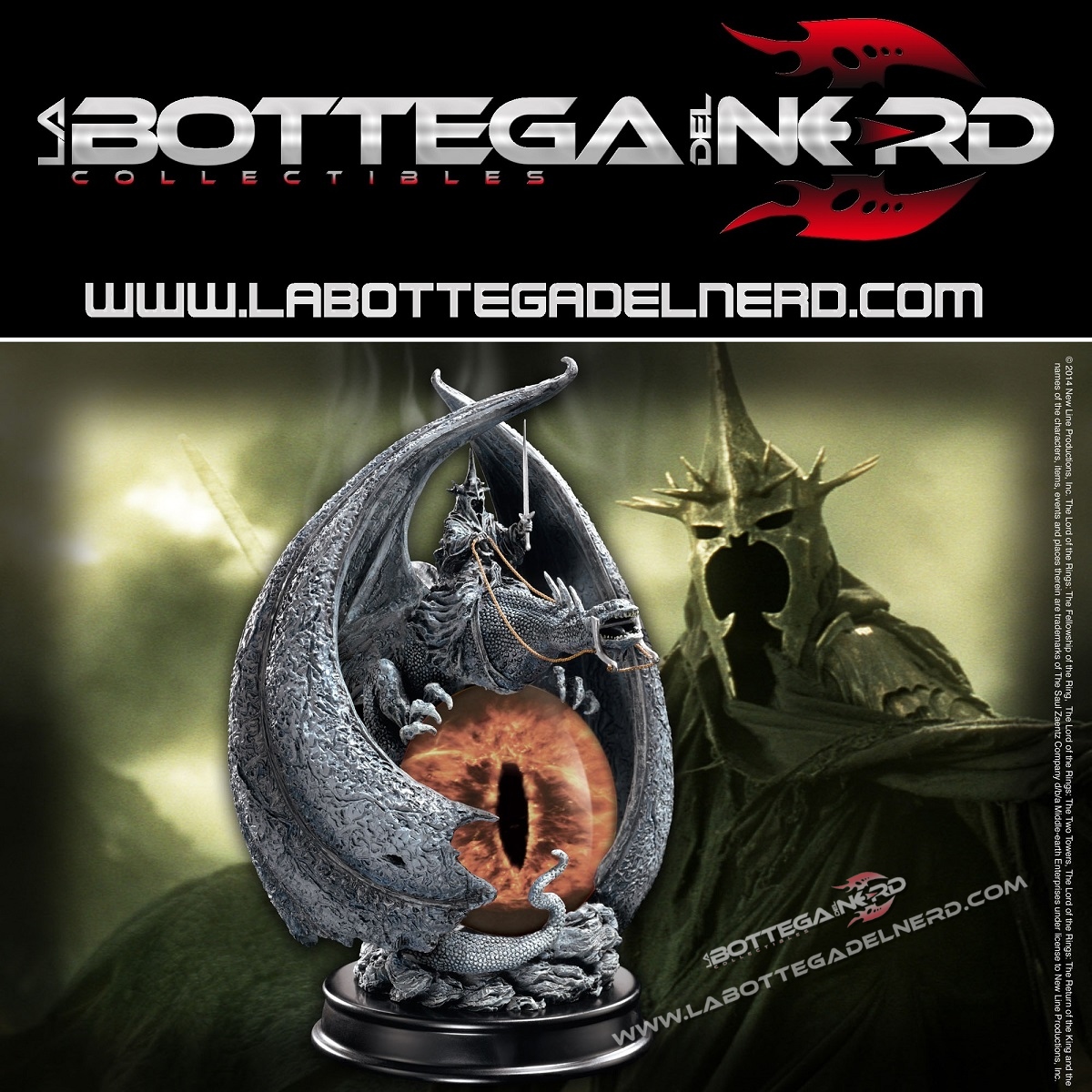 Angmar 1 Il Signore degli Anelli - Statua porta incenso Witch King