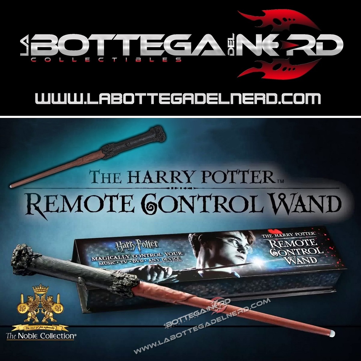 Bacc TV 1 HARRY POTTER- Bacchetta magica telecomando di Harry Potter 36cm