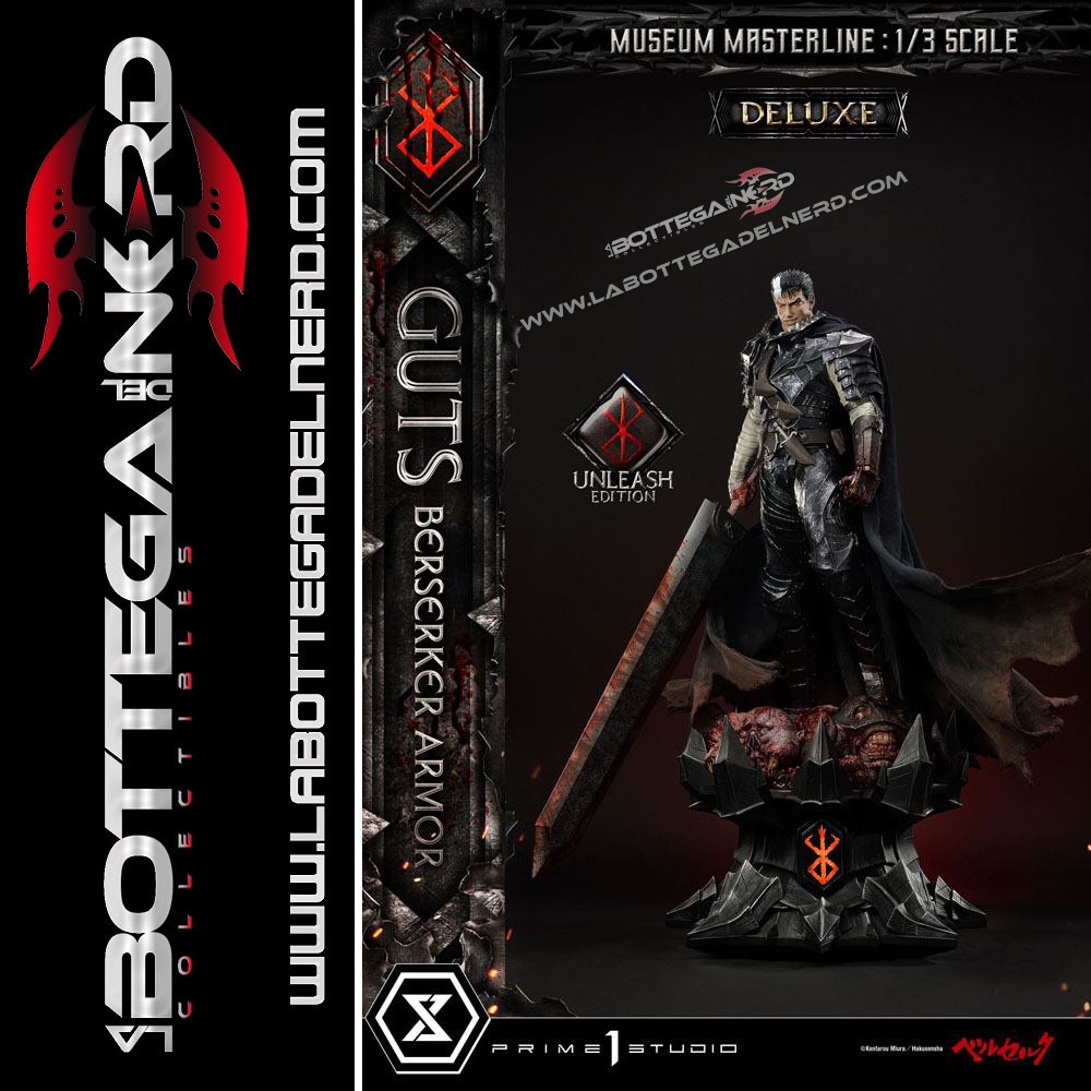 Berserk 127 Berserk - Statue Guts Berserker Armor Unleash Edition Bonus Deluxe 121cm