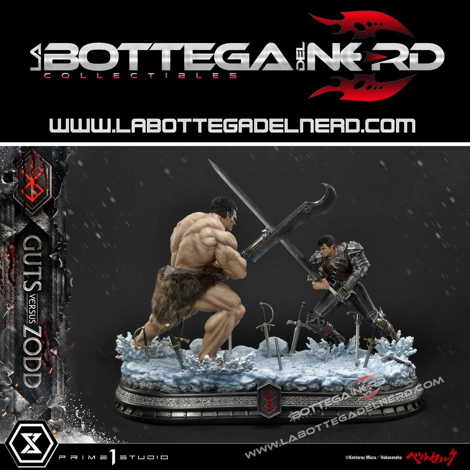 Berserk 59 Berserk - Statue Guts versus Zodd 1