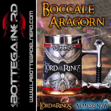 BOCCALE IN RESINA - THE LORD OF THE RING Aragorn Tankard 16cm