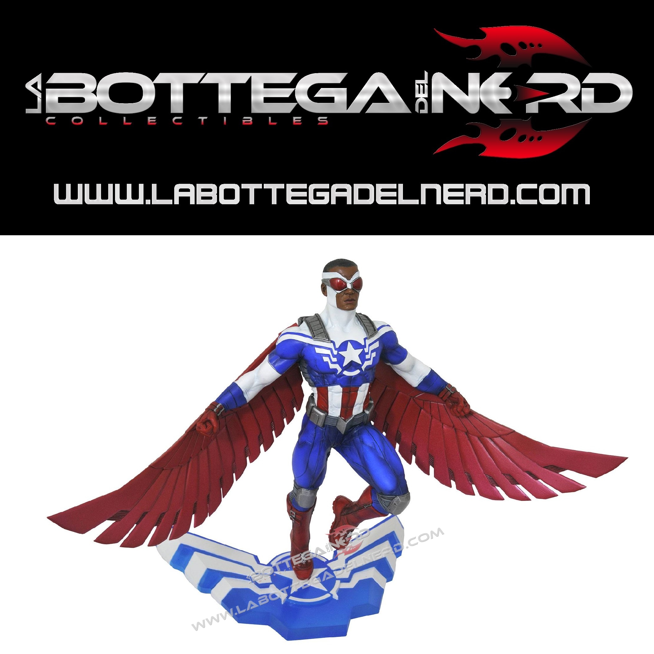 CAP 151 Marvel Gallery - PVC Statue Captain America Sam Wilson 25cm