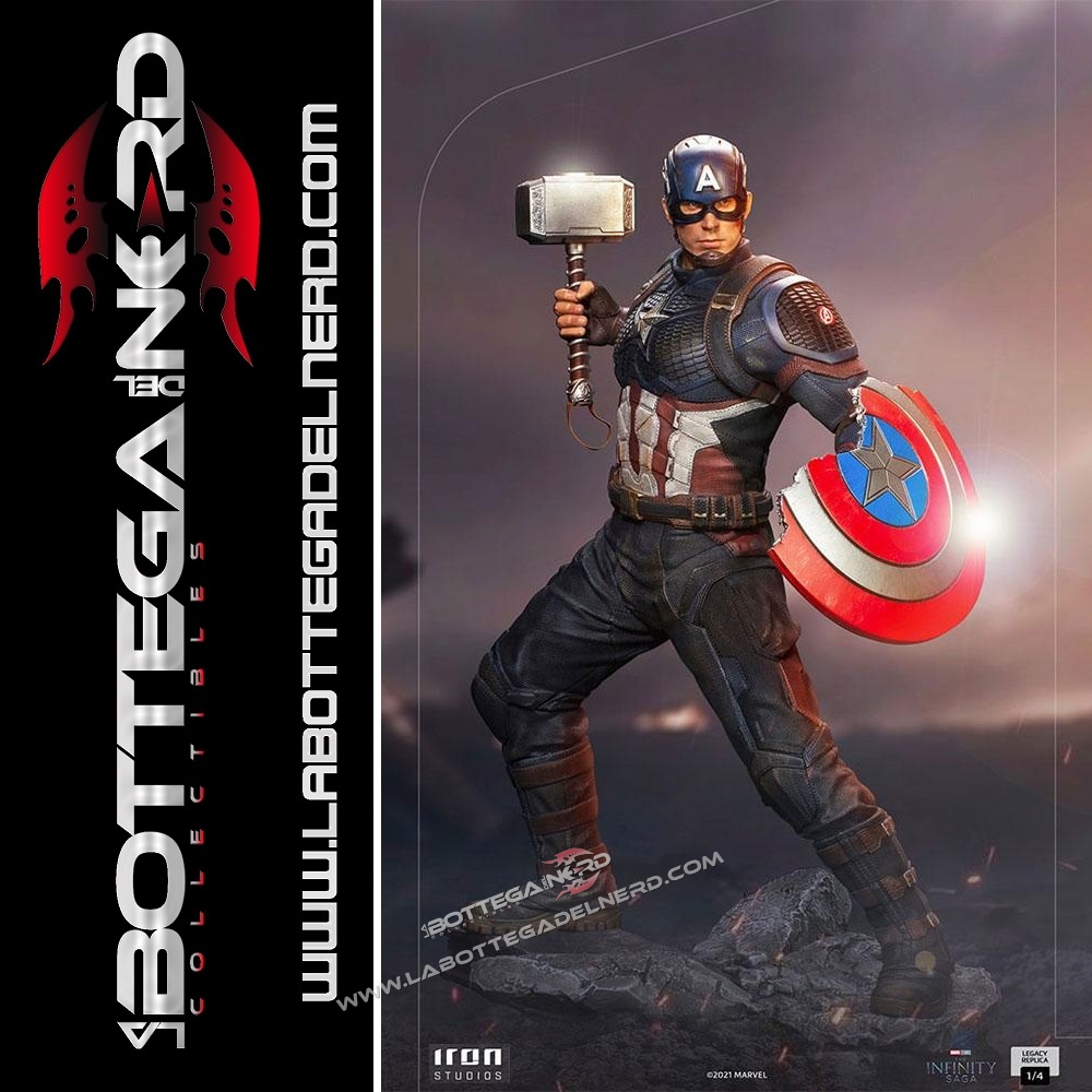 CAP 154 Avengers Infinity Saga - Legacy Replica Statue 1/4 Captain America 56cm