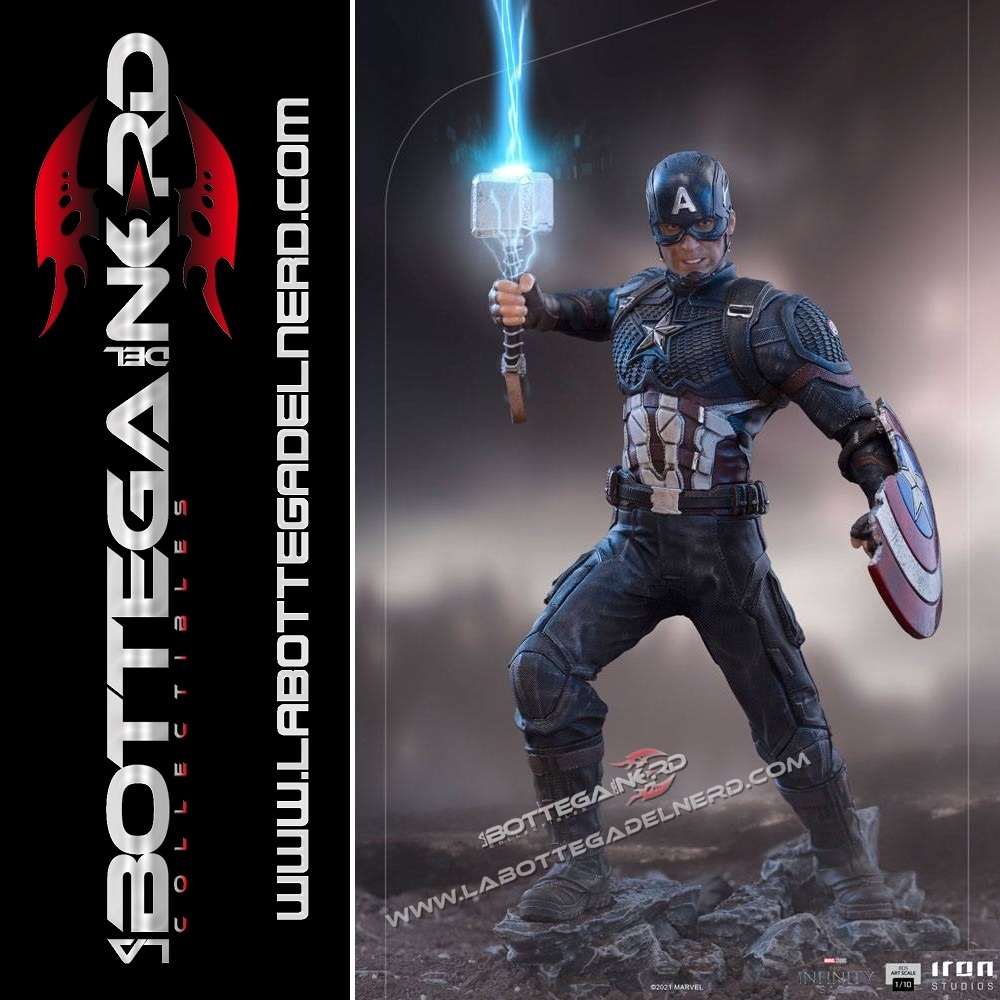 Cap 122 The Infinity Saga - BDS Statue 1/10 Captain America Ultimate 21cm