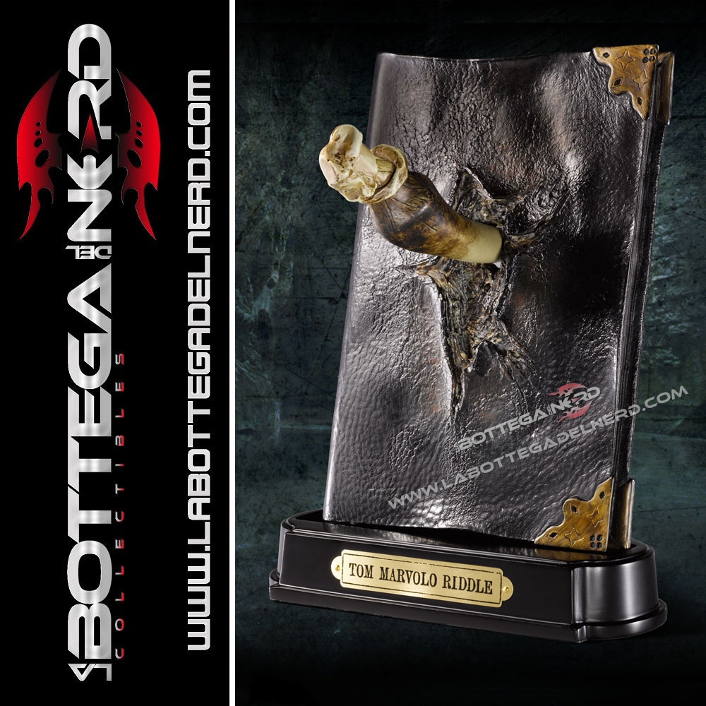 Diario Tom Riddle 1 HARRY POTTER - Horcrux Diario di Tom Riddle con zanna