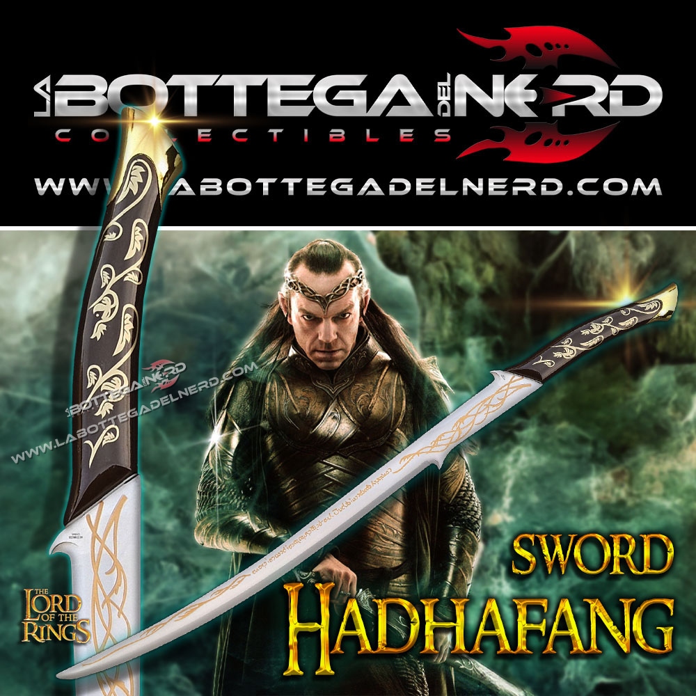 Elrond 9 Il Signore degli Anelli – Hadhafang RE Elrond + Fodero in ecopelle