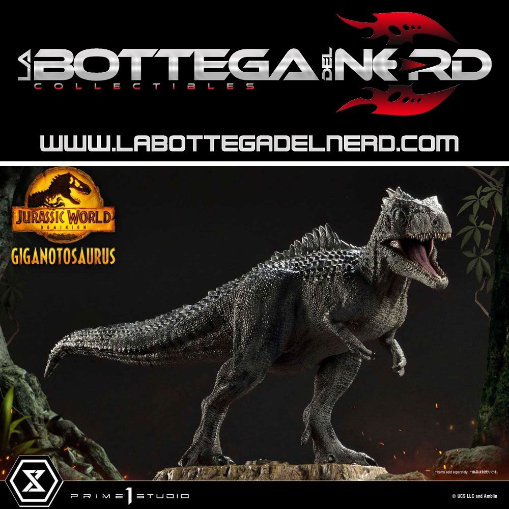 Giganotosaurus 1 Jurassic World Dominion - Statue 1/38 Giganotosaurus 48cm