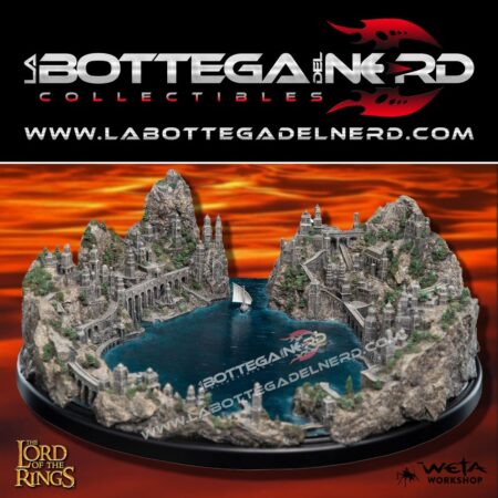 Lord of the Rings - Statue Diorama Grey Havens (Porti Grigi) 39cm