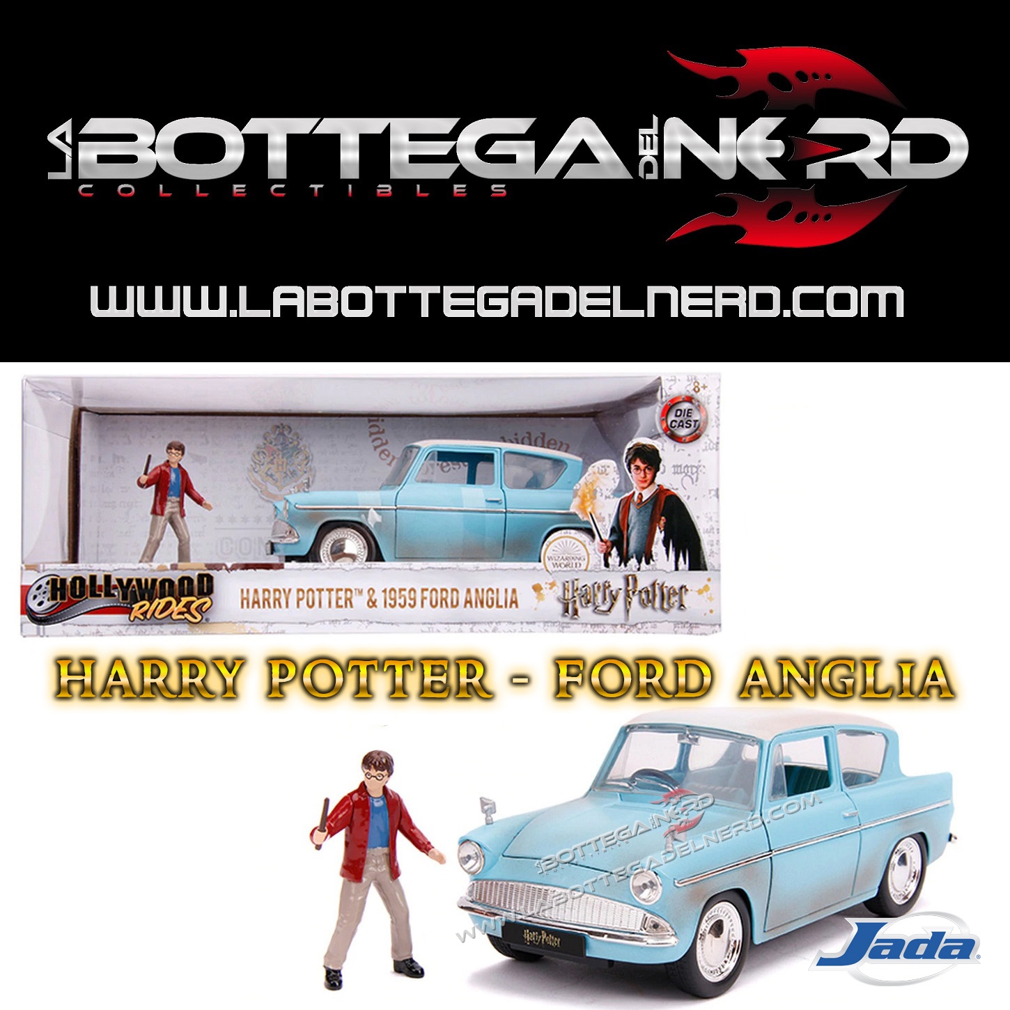 HP Mobile 1 HARRY POTTER - Automodello 1959 Ford Anglia 1