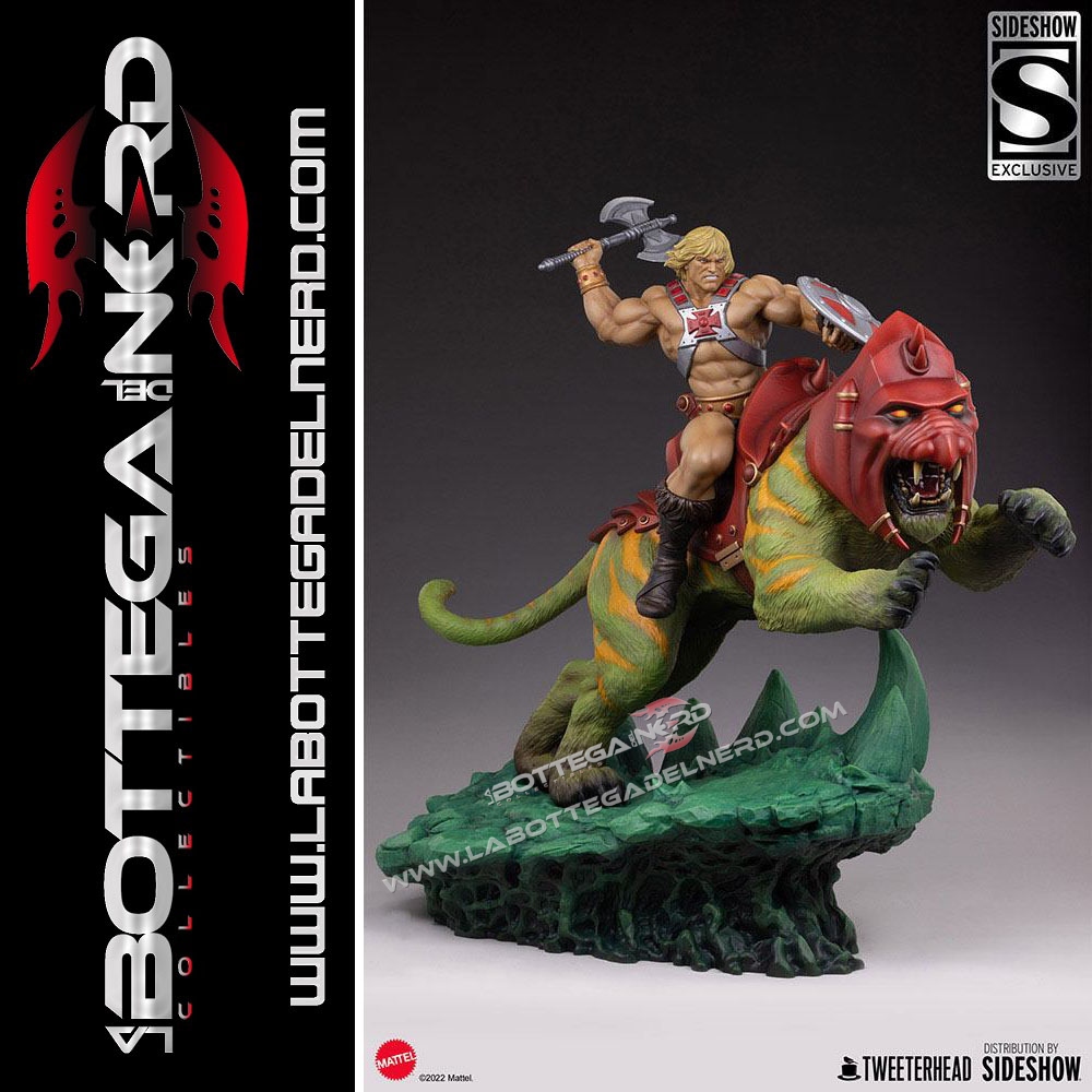 He-Man 1 Masters of the Universe - Statue He-Man and Battle Cat Deluxe 60cm