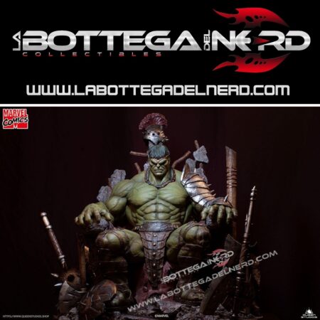 Marvel - Statua Hulk on Throne Queen Studios Regular