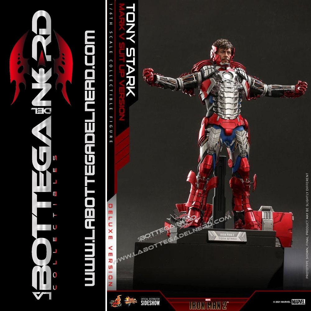 IRON 331 Iron Man 2 - Action Figure 1/6 Tony Stark (Mark V Suit Up) Deluxe 31cm