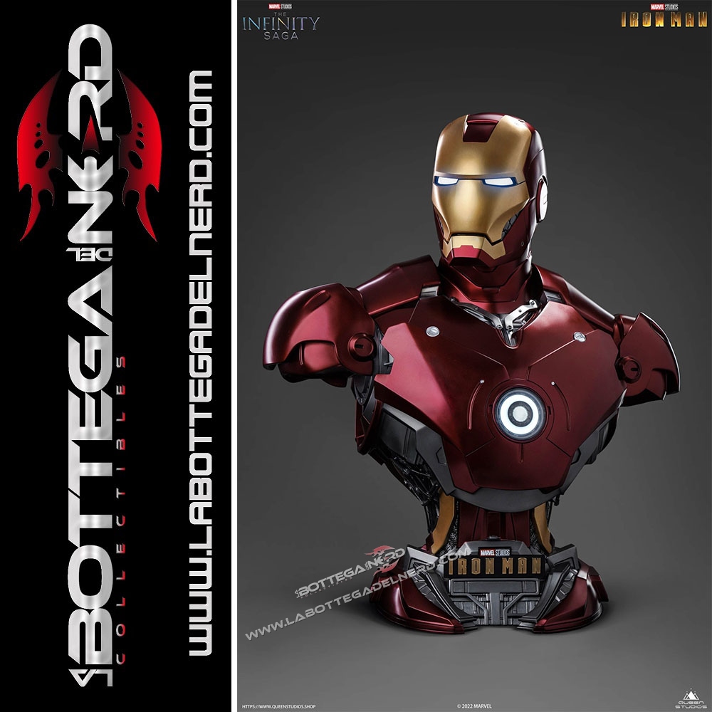 IRON 483 Marvel - Iron Man Mark 3 Bust 1/1 Queen Studios 79cm
