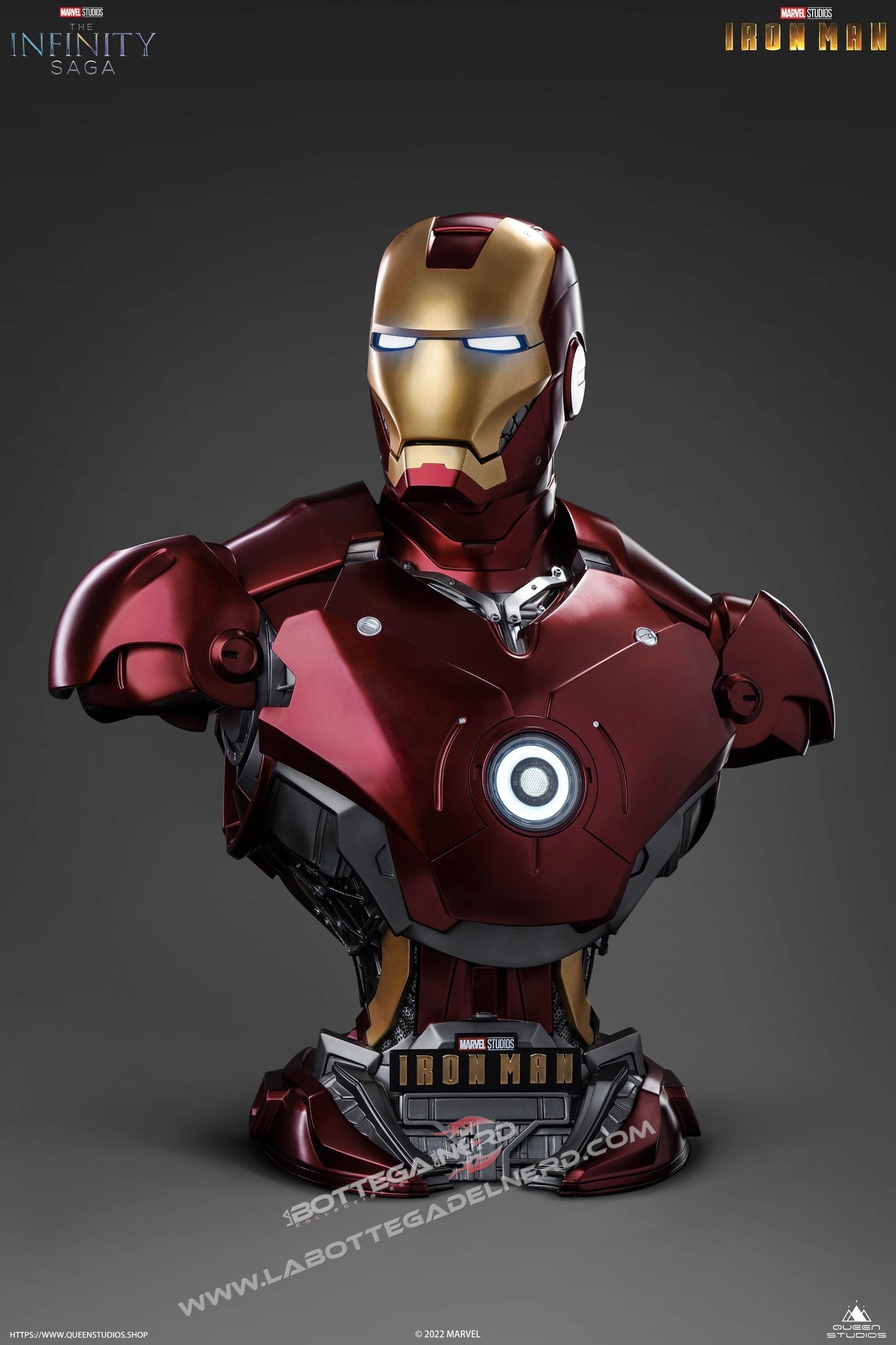 IRON 487 Marvel - Iron Man Mark 3 Bust 1/1 Queen Studios 79cm