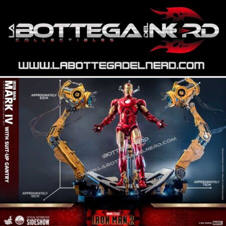 Iron Man 2 - Action Figure 1/4 Iron Man Mark IV with Suit-Up Gantry 63cm