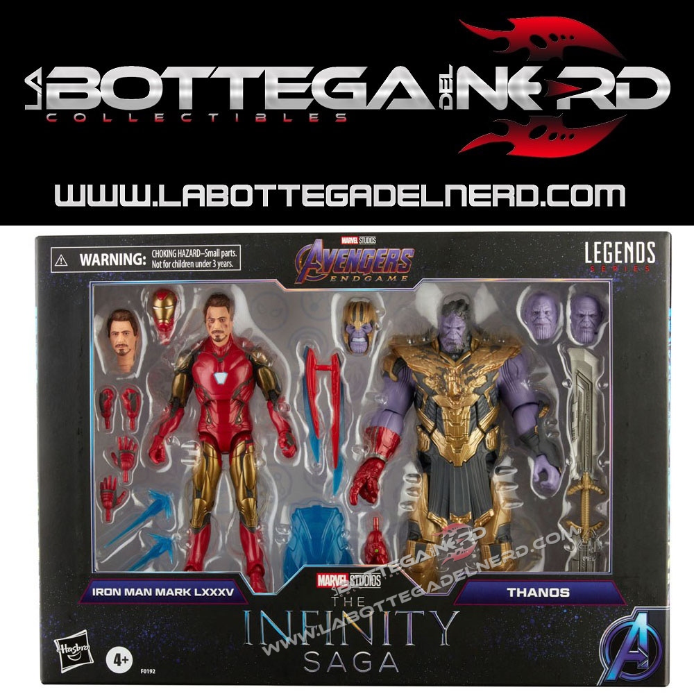 Iron 509 The Infinity Saga Marvel Legends - 2-Pack Iron Man & Thanos 15cm