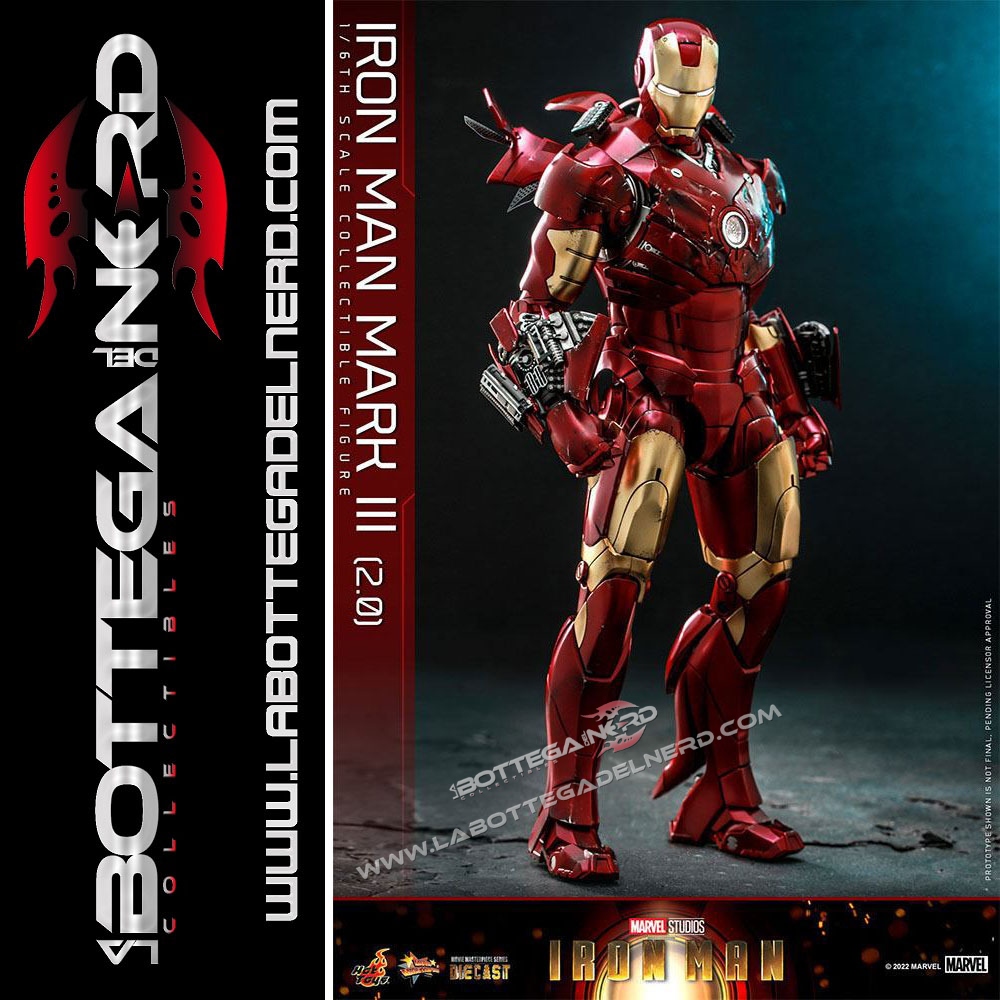 Iron 531 Iron Man - Diecast Action Figure 1/6 Iron Man Mark III (2.0) 32cm