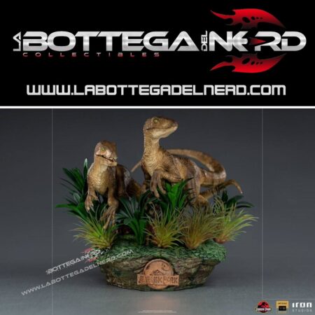 Jurassic Park - Deluxe Statue 1/10 Just The Two Raptors 20cm