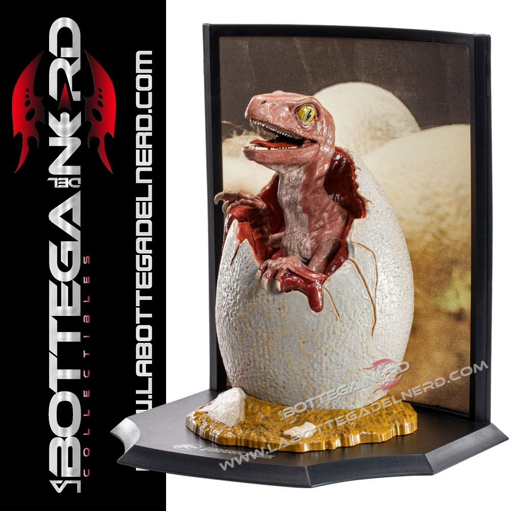 Jurassic 94 Jurassic Park - Statue Raptor Egg Life Finds A Way 20cm