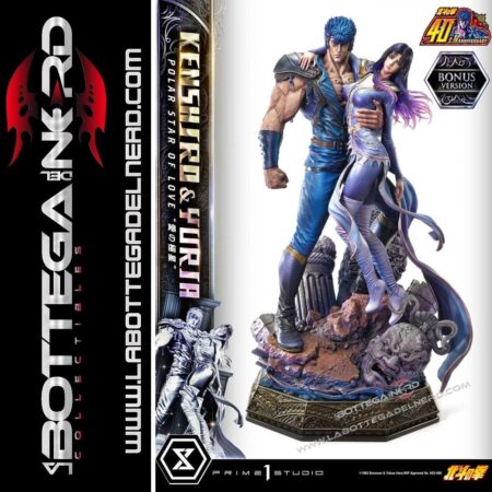 Ken il Guerriero – Statue Polar Star of Love Kenshiro & Yuria Bonus 71cm