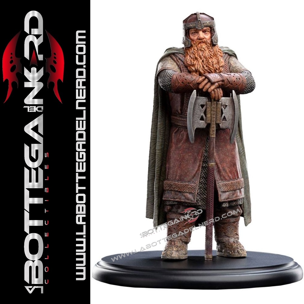 LOTR 9 Il Signore degli Anelli - Weta Collectibles Mini Statue Gimli 19cm