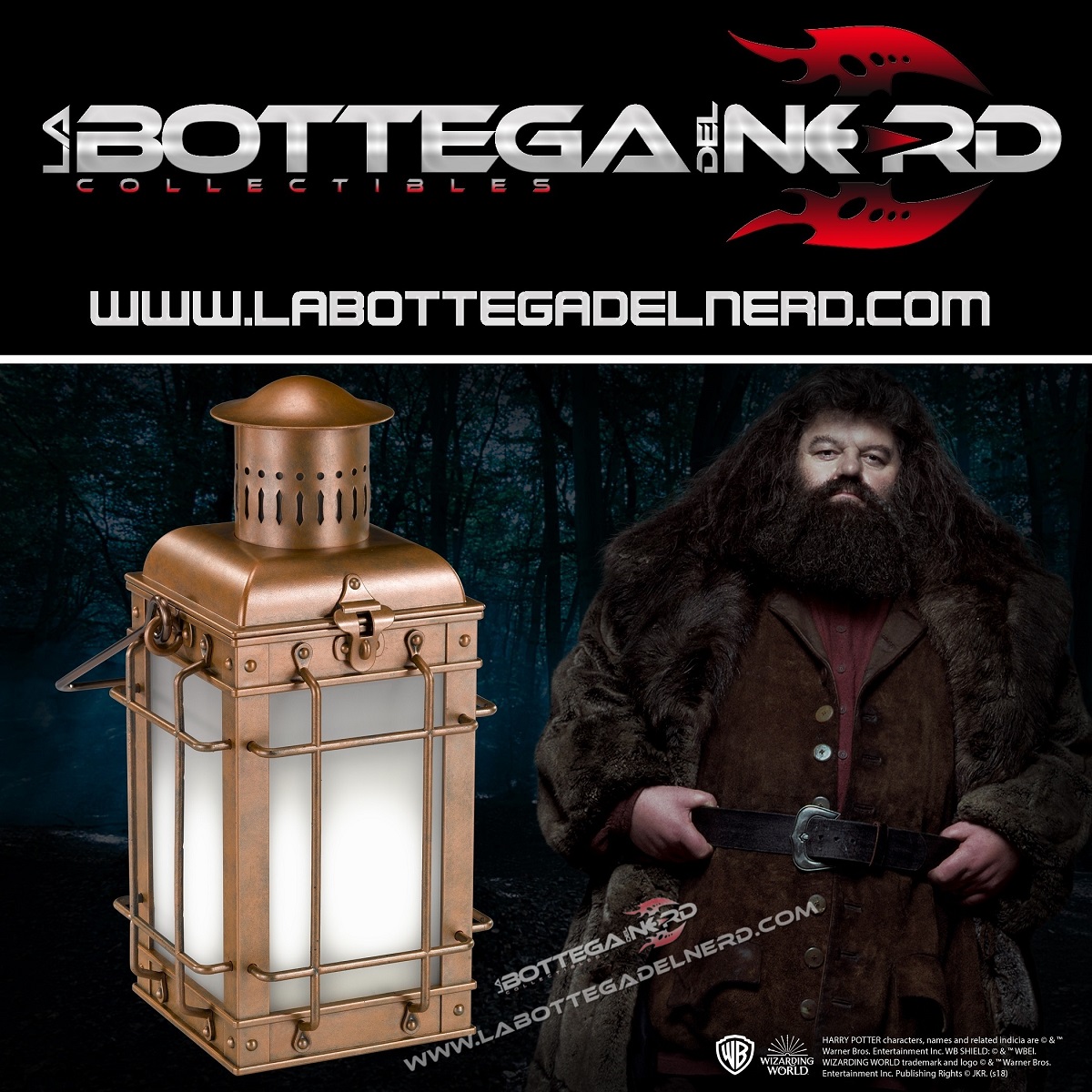 Lantern 1 Harry Potter - Lanterna Hagrid Lantern Prop-Replica 33cm