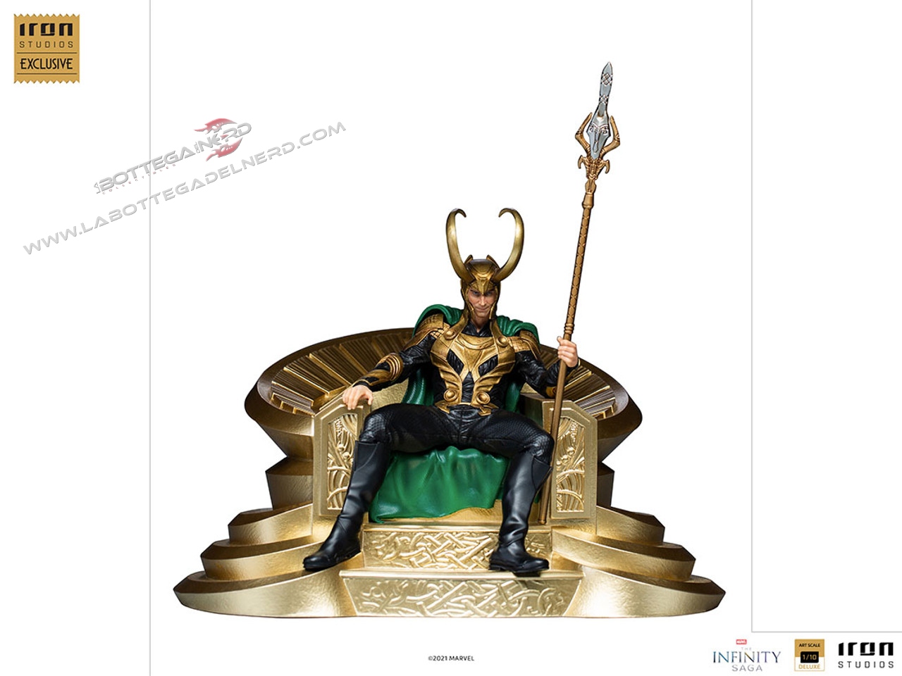 Loki 101 Loki - Art Scale Statue 1/10 Loki on Throne Exclusive Version 30cm