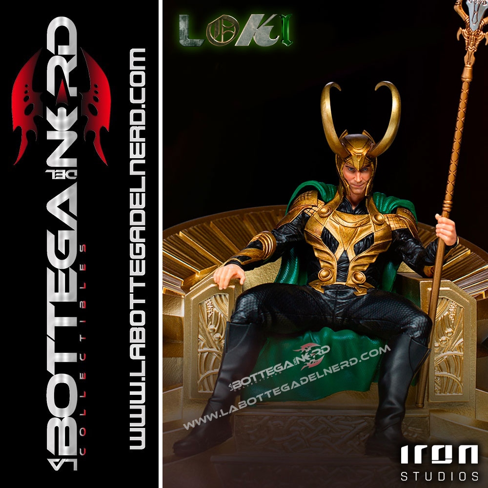Loki 106 Loki - Art Scale Statue 1/10 Loki on Throne Exclusive Version 30cm