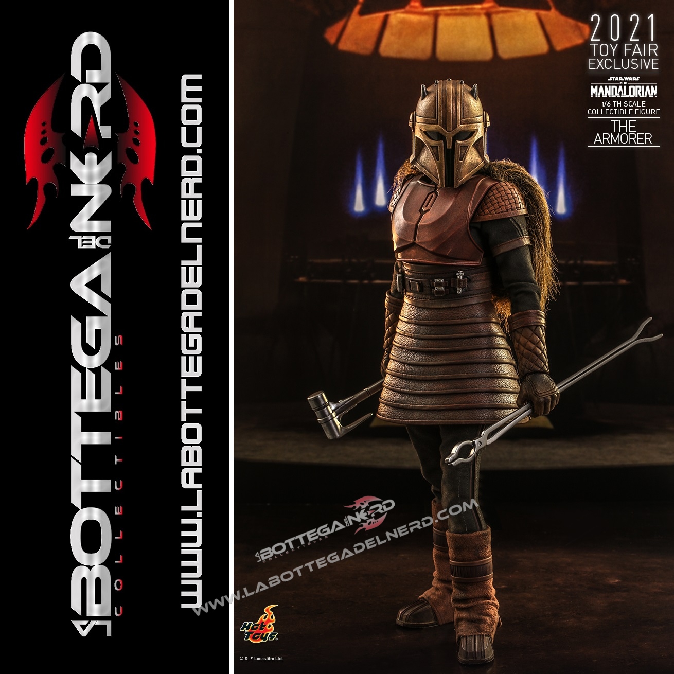 Mandalorian 267 Star Wars The Mandalorian - Action Figure The Armorer Toy Fair 30cm