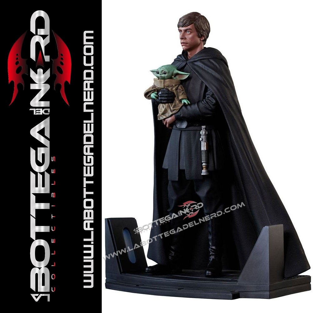 Mandalorian 302 The Mandalorian - Premier Collection 1/7 Luke Skywalker & Grogu 25cm