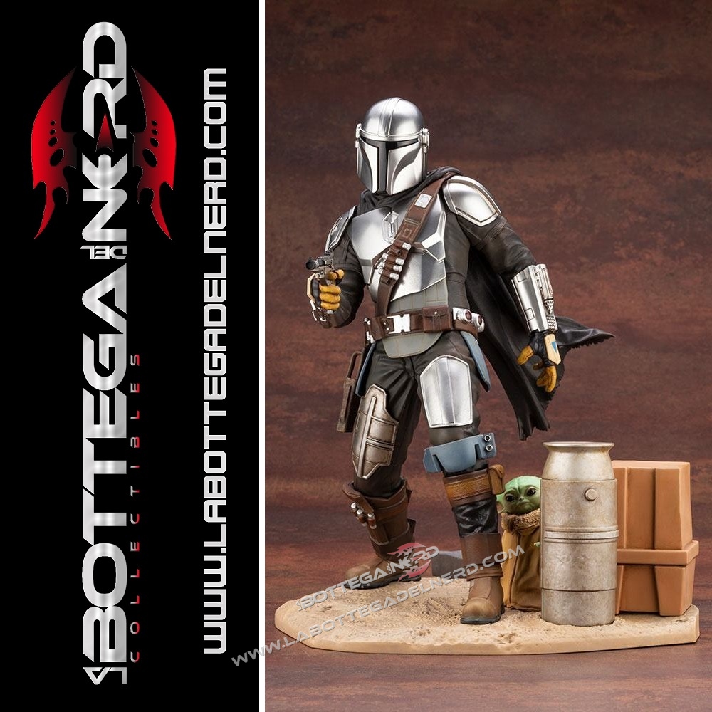 Mandalorian 87 Star Wars The Mandalorian - Statua 1/7 Mandalorian & The Child 26cm