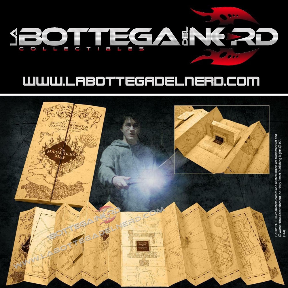 Mappa malandrino 1 Harry Potter Replica ufficiale - Mappa del malandrino