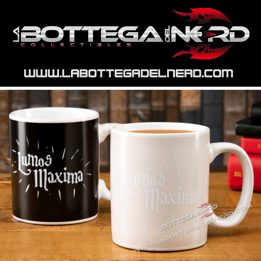 Mug 25 TAZZA IN CERAMICA EFFETTO TERMICO - Harry Potter Lumos Maxima