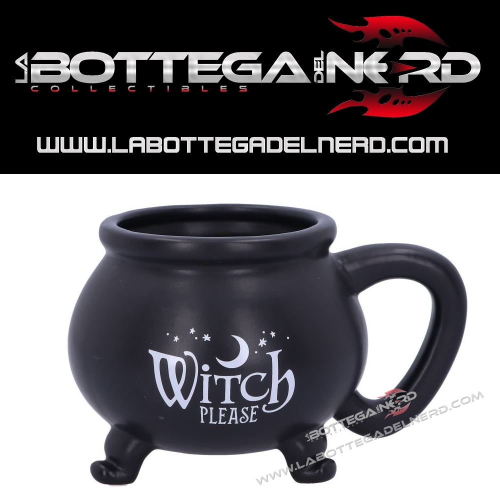 Mug 3 TAZZA MAGICA IN RESINA - Calderone magico della strega