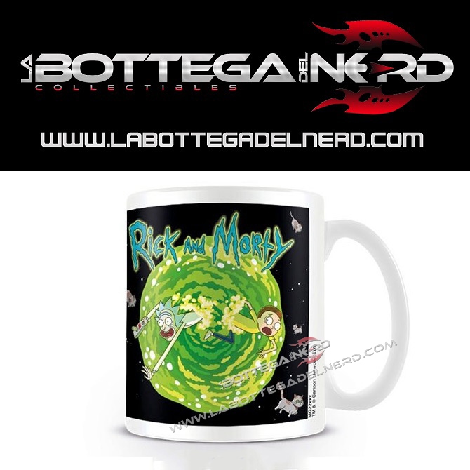 Mug 44 TAZZA IN CERAMICA - RICK & MORTY Mug Floating Cat Dimension