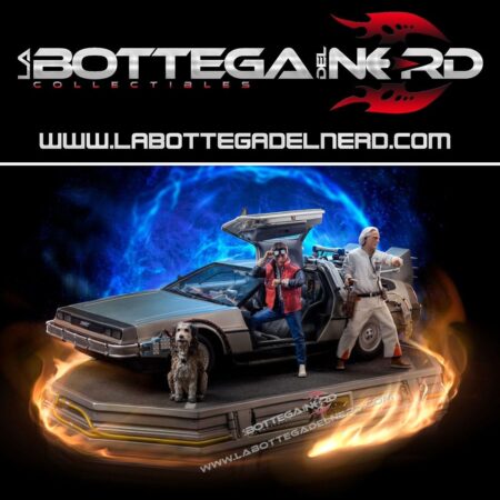 Back to the Future - Statue 1/10 DeLorean Full Set 53cm