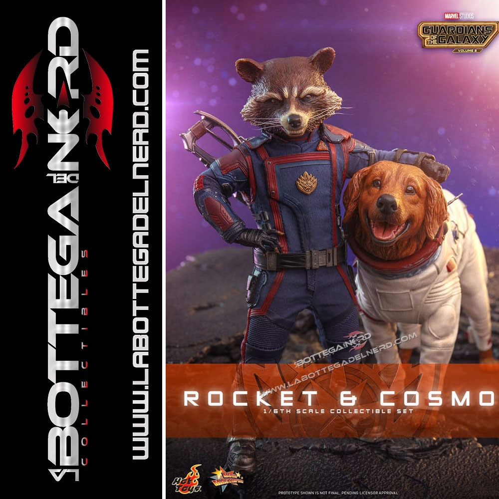 Rocket 5 Guardians of the Galaxy V.3 - Action Figure Rocket & Cosmo 16cm