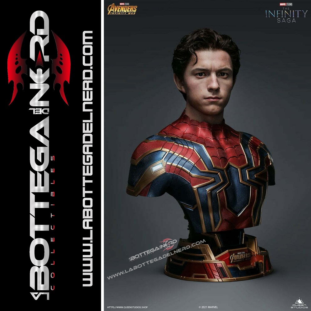 SPIDY 290 MARVEL - Iron Spider-Man Bust 1/1 Queen Studios 70cm