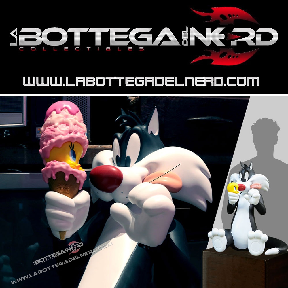 Silvestro 1 Looney Tunes - Sylvester and Tweety Sweet Pairing PVC Statue 66cm