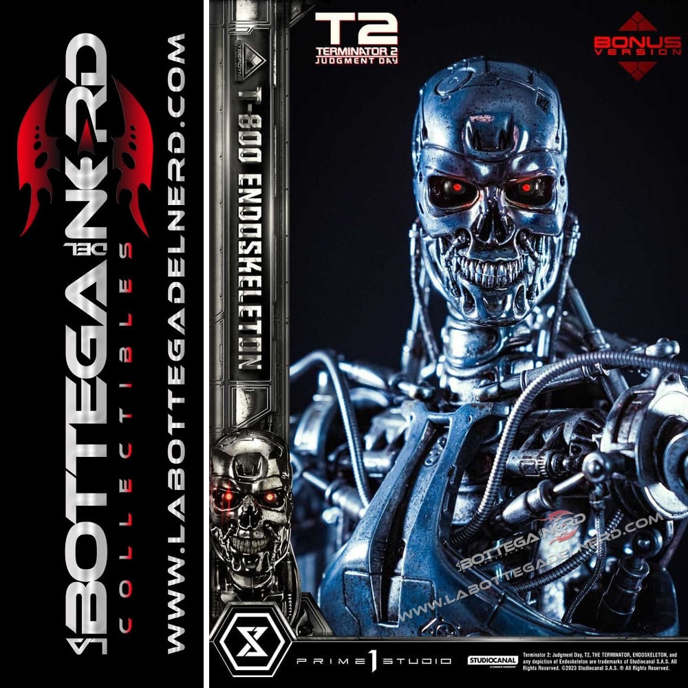 TERMI 150 Terminator 2 - Statue 1/3 Judgment Day T800 Deluxe Bonus 74cm