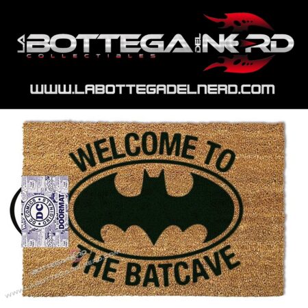 ZERBINO IN FIBRA – Batman “Benvenuto nella Batcaverna” 40x60