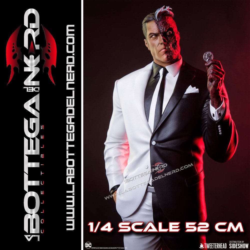 Two Face 15 DC Comics - Maquette Statue 1/4 Two-Face (Due Facce) 52cm