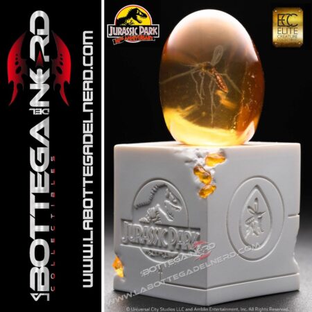 Jurassic Park - Statue Elephant Mosquito in Amber 10cm