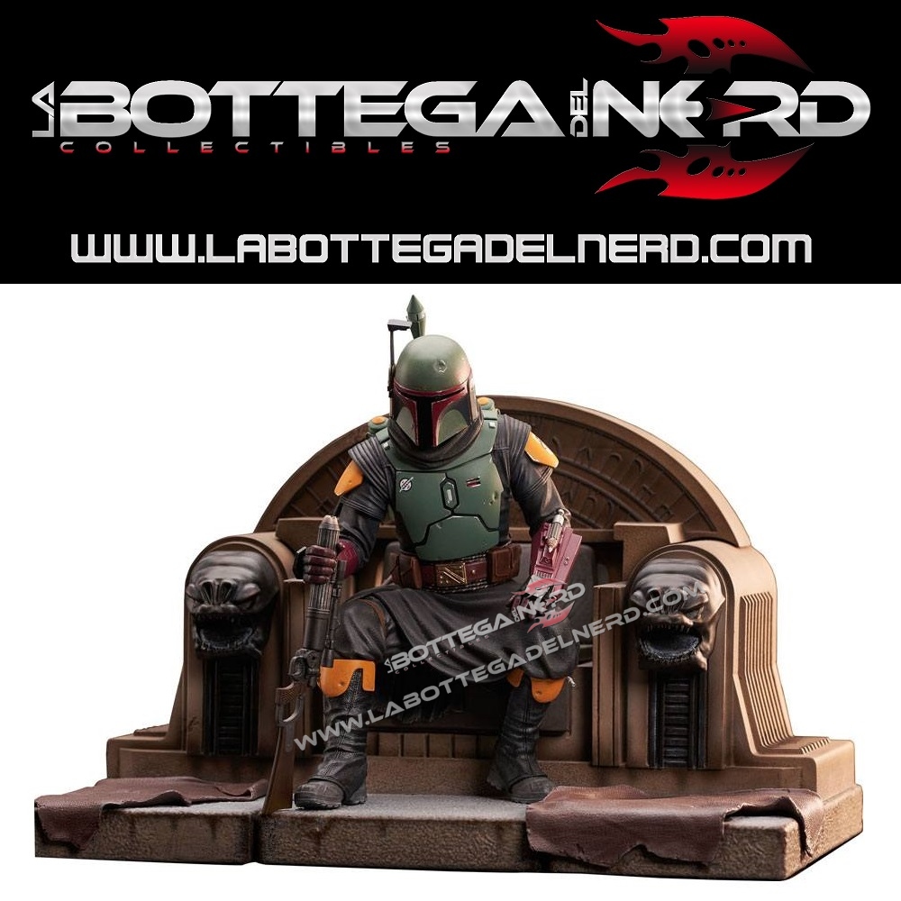 boba 41 The Mandalorian - Premier Collection 1/7 Boba Fett on Throne 24cm