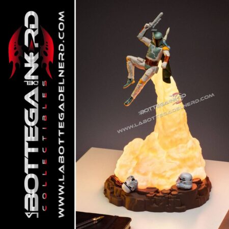Star Wars - LED USB Lampada Boba Fett Diorama Light 31cm