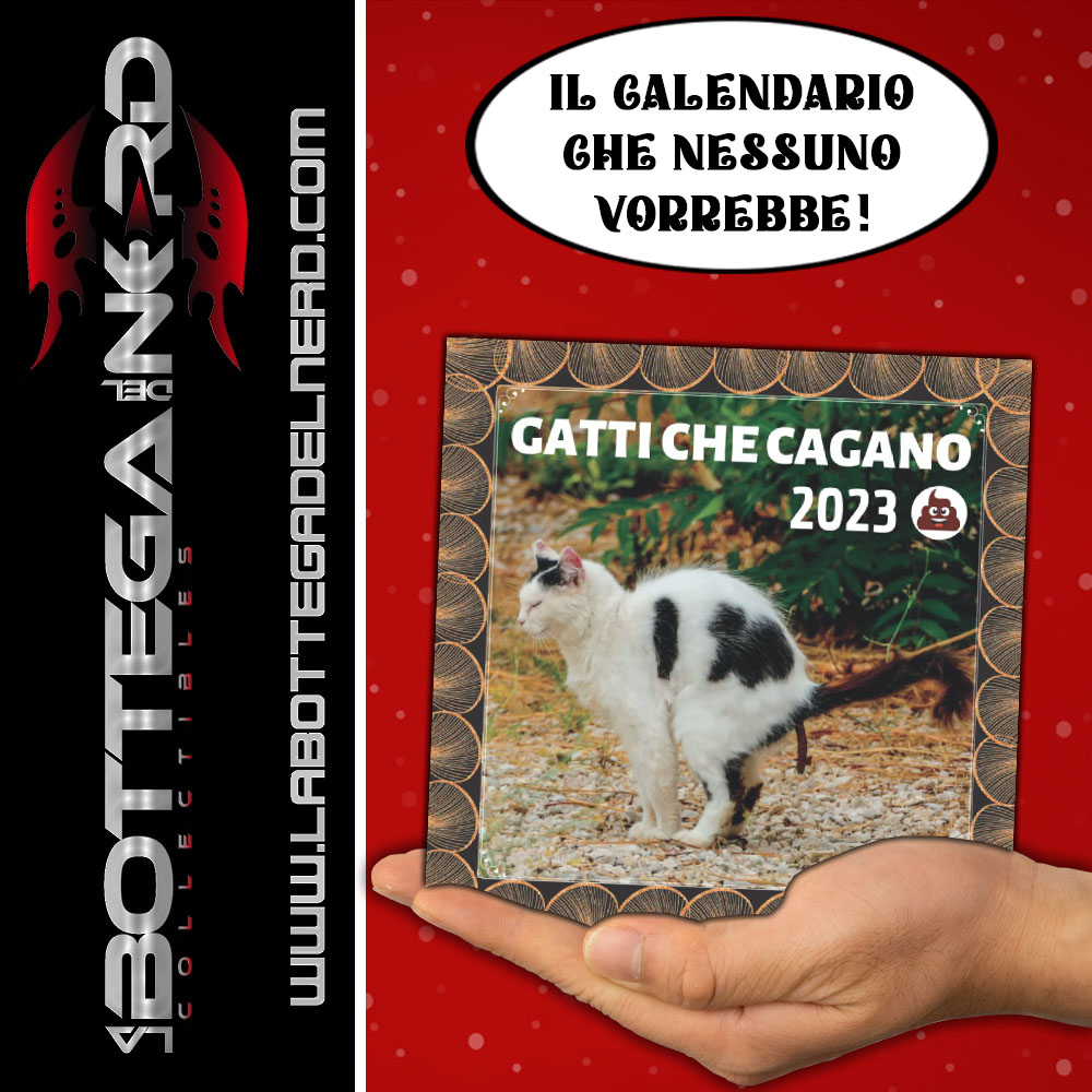 odio 10 IDEA REGALO - Calendario umoristico GATTI CHE CAGANO 2023