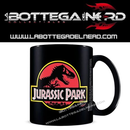 TAZZA IN CERAMICA - JURASSIC PARK Logo Black Pod Mug 315ml